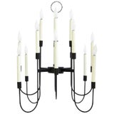 1960s 16 Light Lightolier Chandelier For Sale