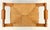Wood Vintage Hitchcock-Style Maple Bench With Woven Rush Seat & Gold Stenciling For Sale - Image 7 of 18