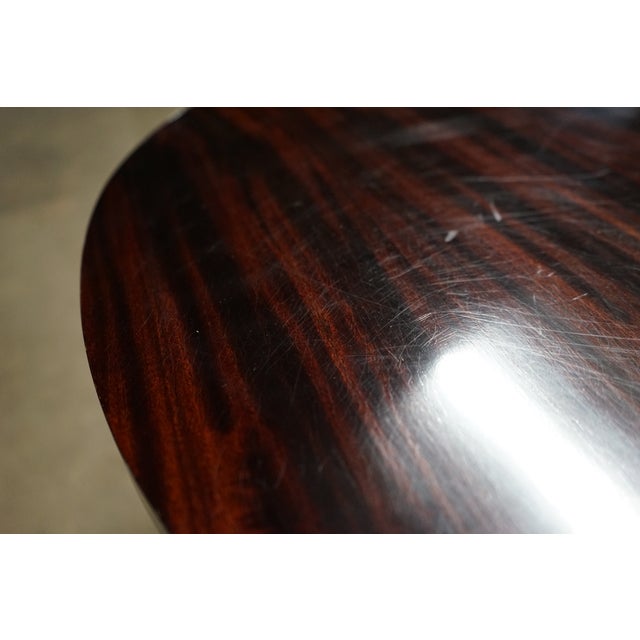 2000 - 2009 Barbara Barry for Baker Art Deco Extension Dining Table With 2 Leaves For Sale - Image 5 of 14