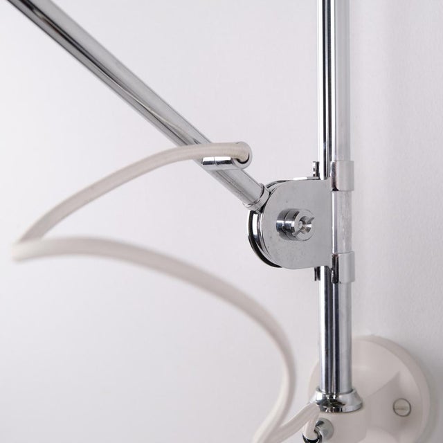 Metal Bestlite BL6 Wall Lamp in Chrome and White by Robert Dudley Best for Gubi For Sale - Image 7 of 10