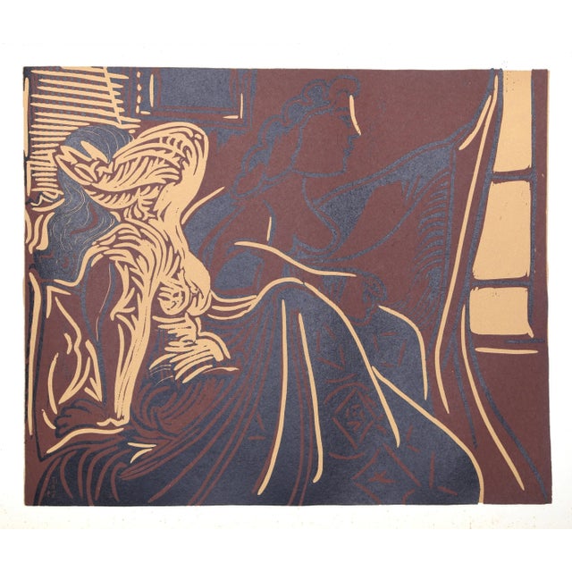 1980s "Deux Femmes pres de la Fenetre" (21) Linocuts After Pablo Picasso For Sale