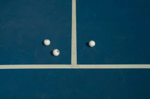 "Doubles" Contemporary Sport Still Life Color Photograph by Korbin Bielski