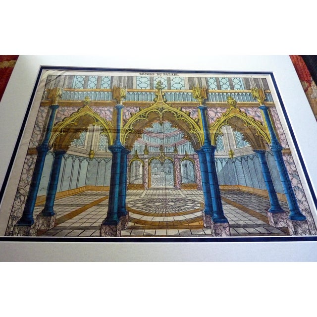 A museum-worthy specimen of 19th-century European paper history, this original mid-19th-century French toy theater scenery...