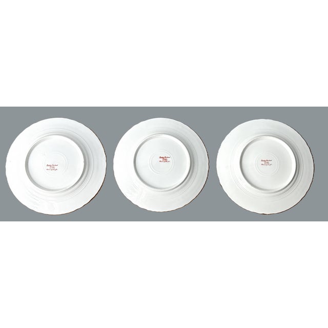 French Limoges Plates (Schleiger 1246-5) - Set of 3 For Sale - Image 9 of 10