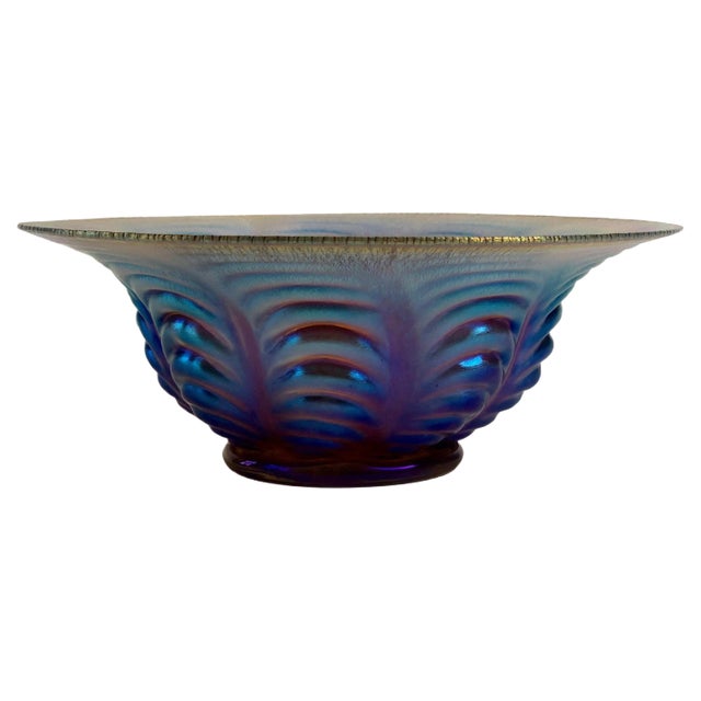 Art Deco Ikora Glass Bowl from WMF, 1925 For Sale