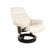 Set of Sunrise Leather Recliner Chair with Ottoman from Stressless For Sale - Image 4 of 18