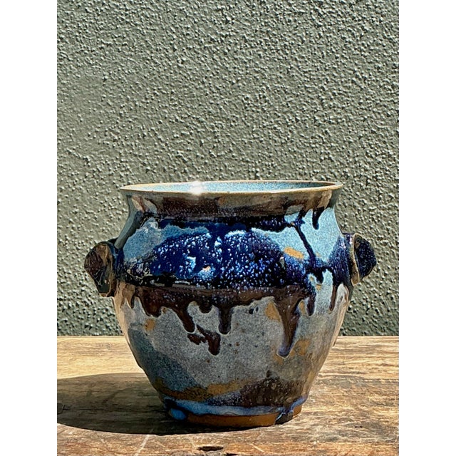 Vintage Original Studio Pottery Cache Pot For Sale - Image 12 of 12