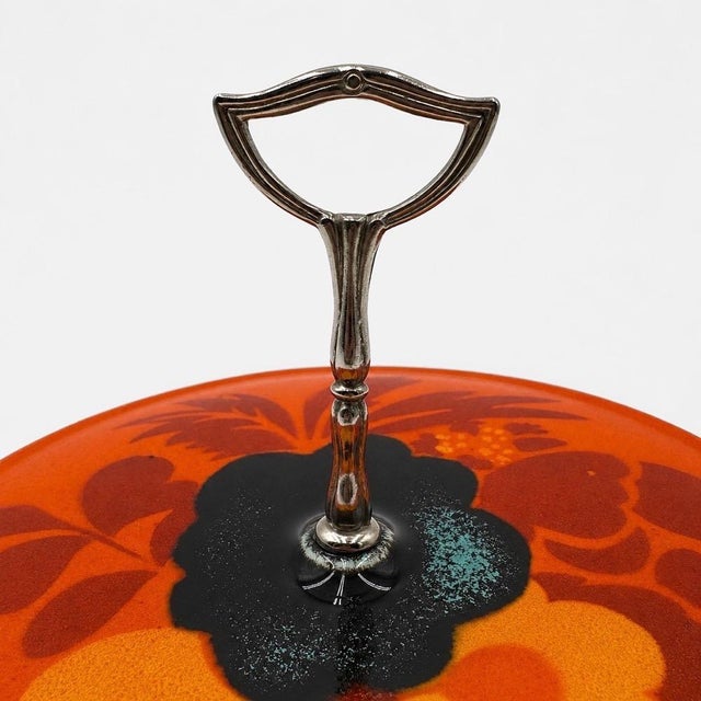 1970s Pop Floral Cheese Board, 1970s For Sale - Image 5 of 9