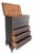 Primitive Shaker Style Paint Distressed New England Blanket Chest by Ezra G 2pc For Sale