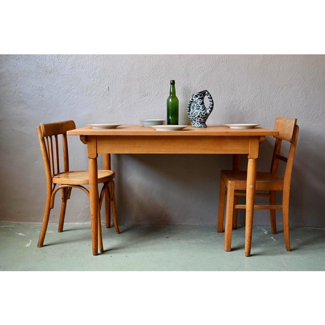 Vintage Bistro Table with Spindle Legs, 1960s For Sale - Image 11 of 11