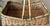 Abundantly-Sized Late 20th-Century Bamboo & Natural Willow Baker’s-Style Basket For Sale - Image 11 of 18