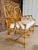 Mid 20th Century Vintage Rattan Chippendale Fretwork Settee Bench With New Sunbrella Cushion For Sale - Image 5 of 12