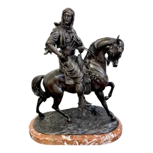 Cavalier Arabe' (Arab Huntsman on Horseback) After Alfred Barye