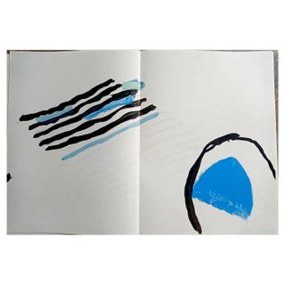 Pierre Tal-Coat, Abstraction 2 Diptych for DLM, 1965, Lithograph For Sale