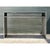 Late 20th Century Vintage Wood Grain Metal Console Table For Sale - Image 5 of 12