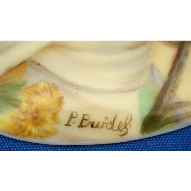 Miniature Painted Porcelain Plaque with Dionysus and Apollo by Max P. Brodel, Germany, 1890s For Sale - Image 11 of 13