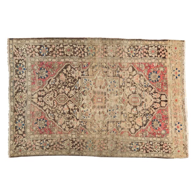 Antique Farahan Sarouk Rug - 3'2" X 4'8" For Sale - Image 13 of 13