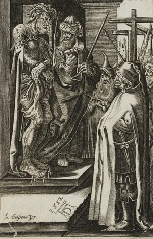 After Dürer, J. Goosens, Ecce Homo, 17th-Century, Copper Engraving