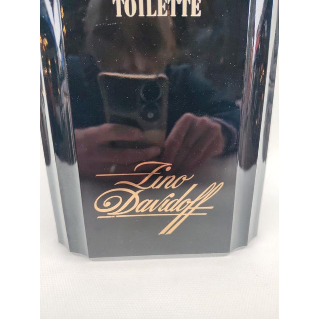 Large Dummy Perfume Bottle, Zino Davidoff. Bottle and stopper in very good condition. Height 31 cm. Width 21 cm. Depth 9...