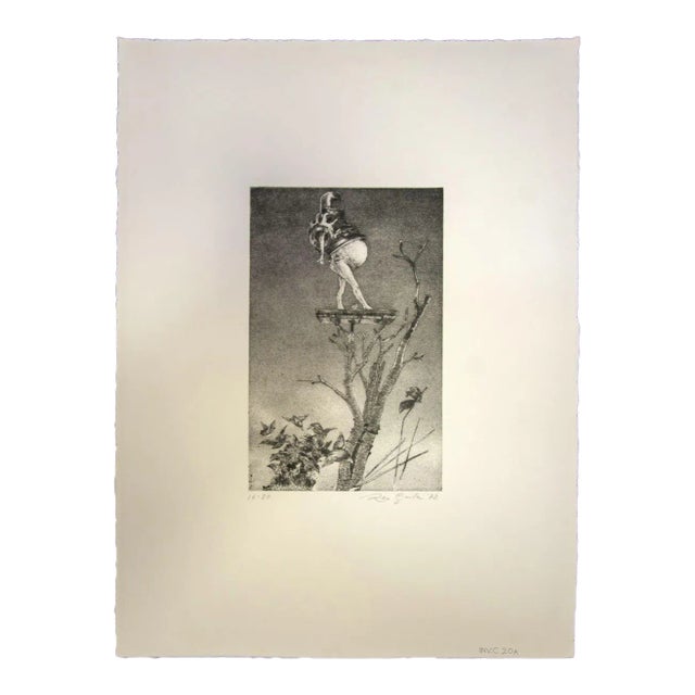 Leo Guide, Composition, Etching, 1972 For Sale