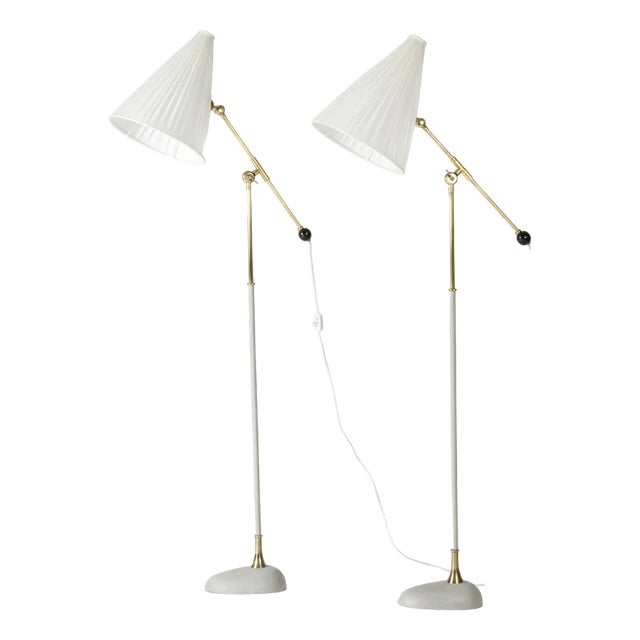 Floor Lamps by Einar Bäckström, 1950s, Set of 2 For Sale