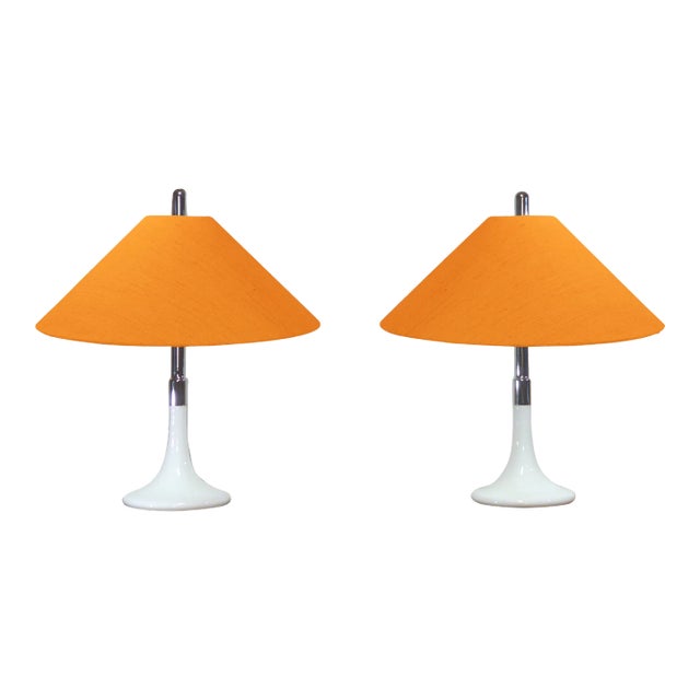 Large ML3 Table Lamps by Ingo Maurer, 1990s, Set of 2 For Sale