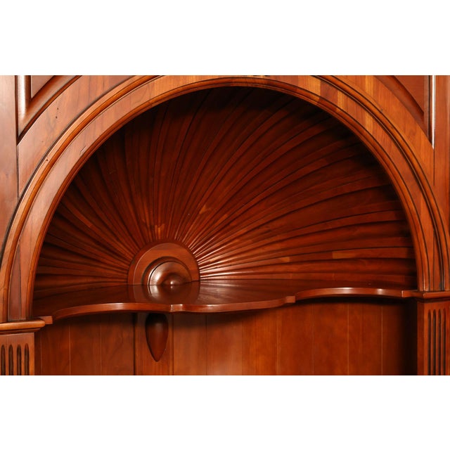 Harden Chippendale Style Cherry Library Bookcase For Sale - Image 13 of 18