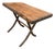 Mid-Century Vintage Wood Folding Occasional Table in Coffee Walnut Refinished For Sale