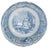 Antique English Ironstone Blue Ceramic Wash Bowl For Sale