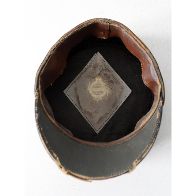 Textile Antique Ag Meier & Co Conductor's Hat For Sale - Image 7 of 9