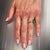 Magnificent Natural Emerald and White Sapphire Ring 6.5 14k Y Gold 4.05 TCW Certified $4,950 310640 This is a Unique...