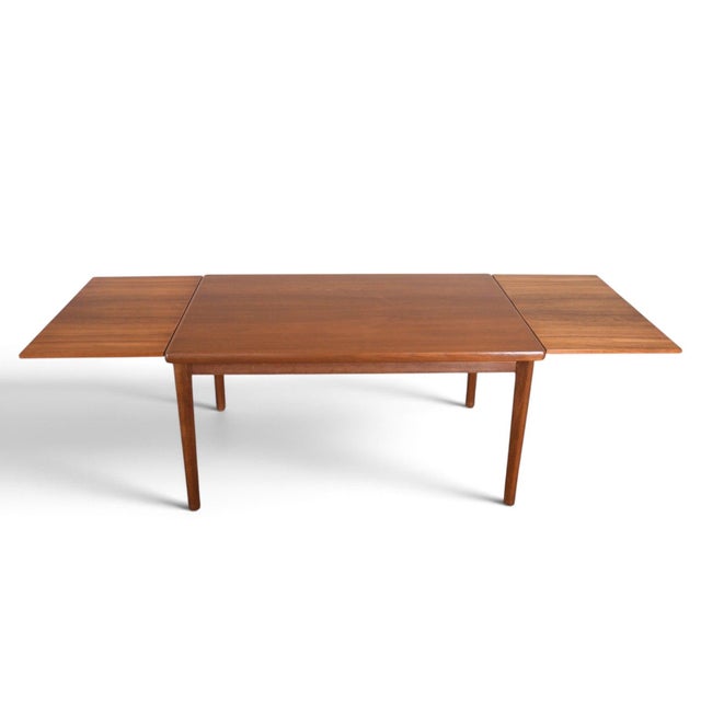 Danish Modern Teak Dining Table by Henning Kjaernulf For Sale - Image 10 of 10
