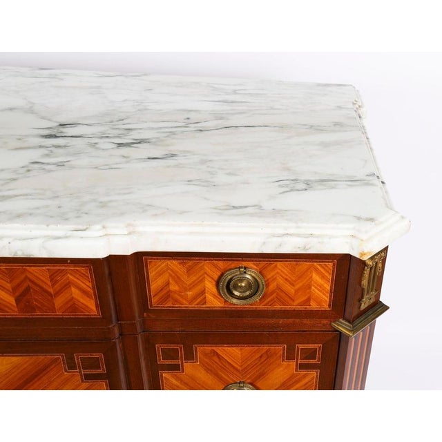 Antique French Louis Revival Ormolu-Mounted Commode, 19th Century For Sale - Image 5 of 18