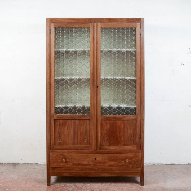 20th Century Wooden Display Cabinet For Sale - Image 15 of 18