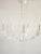 Florian Troy Lighting White Gesso Leaf Motif Chandelier For Sale - Image 4 of 12