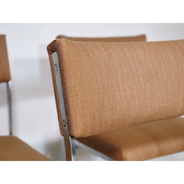 Mid-Century Chairs in Chrome and Fabric, 1970s, Set of 4 For Sale - Image 16 of 18