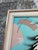 Post Modern Oil Painting in the Patrick Nagel Style, Framed and Signed by the Artist. Circa 1980s. For Sale - Image 14 of 15