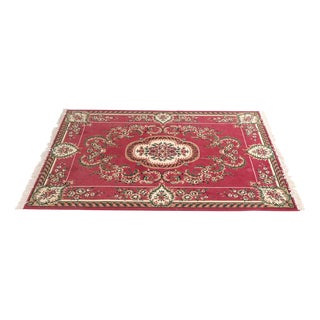 Middle Eastern Hand-Knotted Rug For Sale