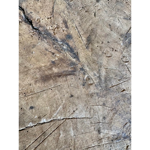 Late 19th French Wood Live Edge Butcher Table For Sale - Image 9 of 12