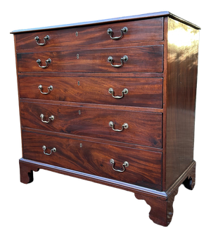 Georgian Mahogany Chest of Drawers, 1780s