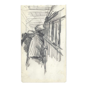 1907 Japanese Train Station Drawing