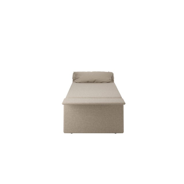 Contemporary Panama White Linen Daybed I by Javier Gomez For Sale - Image 3 of 4