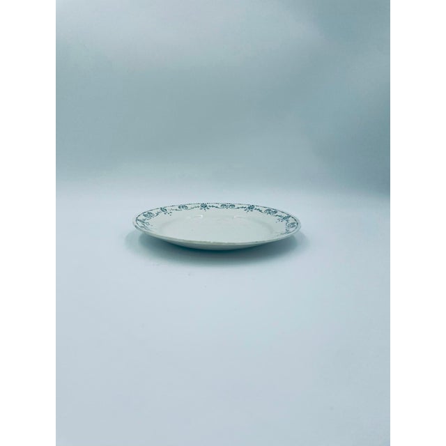 Antique Dessert Plate by Gien, France, 1955, Set of 3 For Sale - Image 3 of 10