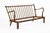 Danish Modern Solid Walnut Spindle Back Sofa in Schumacher Fabric, Circa 1960 For Sale - Image 14 of 18