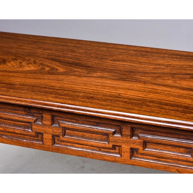 Wood 19th Century French Colonial Mahogany Console For Sale - Image 7 of 13