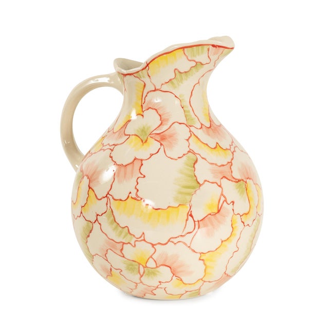 Kenneth Ludwig Chicago Analee Juice Pitcher Rosey Pink For Sale - Image 4 of 11