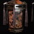 Brown Pair of Vintage Carved Horn Hexagonal Lantern Ornaments With Stands For Sale - Image 8 of 9