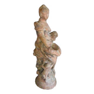 Vintage Terra Cotta Terracotta Sculpture For Sale