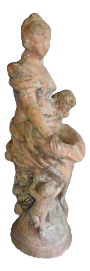 Vintage Terra Cotta Terracotta Sculpture