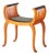 Art Deco Stool in Beech, France, 1920s For Sale